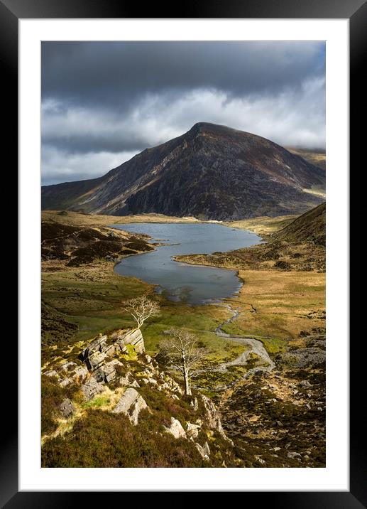 Cwm Idwal, Snowdonia, North Wales Framed Mounted Print by Andrew Kearton