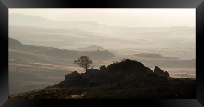 The Fox Bield Framed Print by John Malley