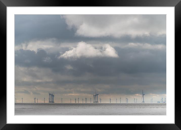Harnessing Wind Power Framed Mounted Print by John Malley