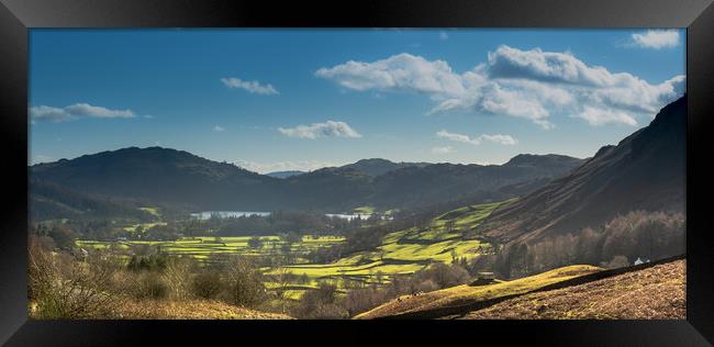 The Vale of Grasmere Framed Print by John Malley