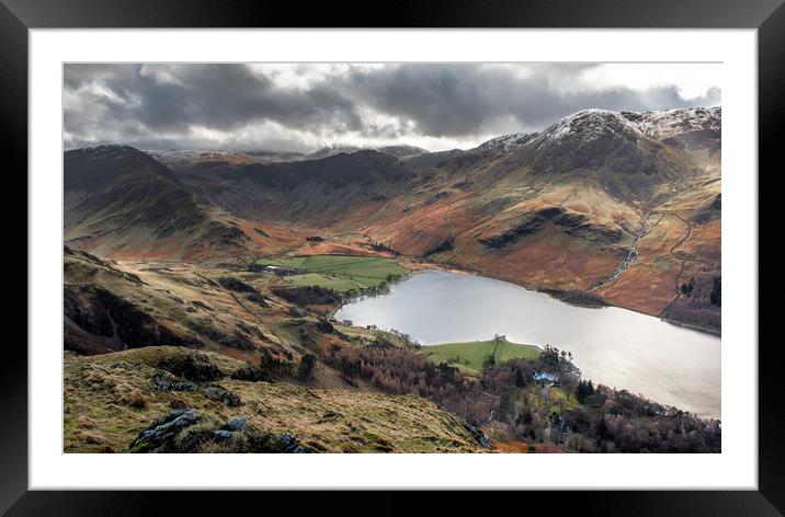 Head of Buttermere Framed Mounted Print by John Malley