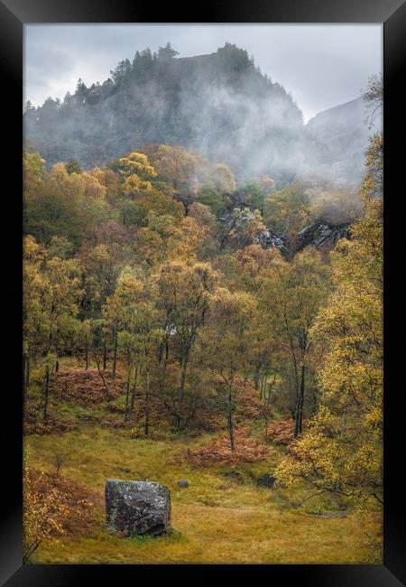 The Cube in Borrowdale Framed Print by John Malley