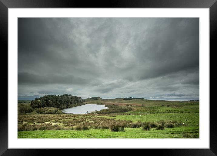 A Loaded Sky Framed Mounted Print by John Malley