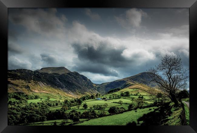 How Green is my Valley Framed Print by John Malley