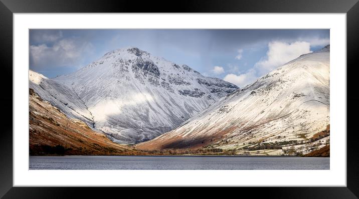 Great Gable Framed Mounted Print by John Malley