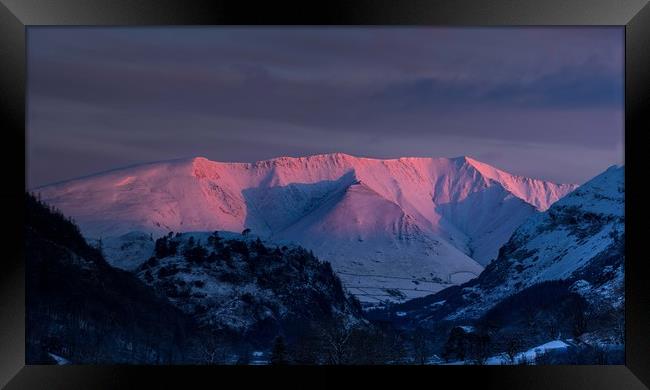 Blencathra Dawn Framed Print by John Malley