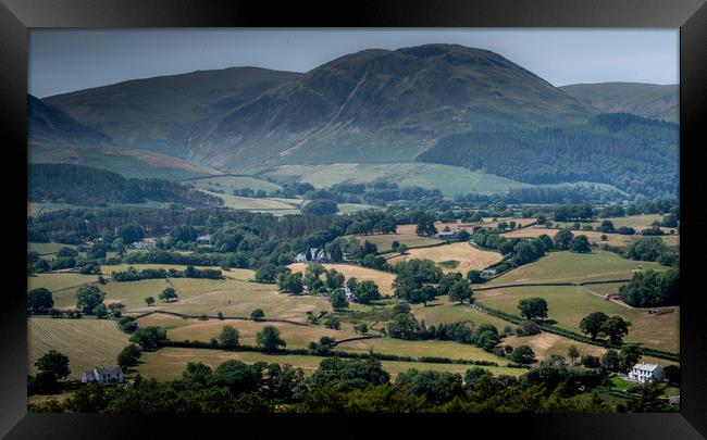 The Loweswater Valley Framed Print by John Malley