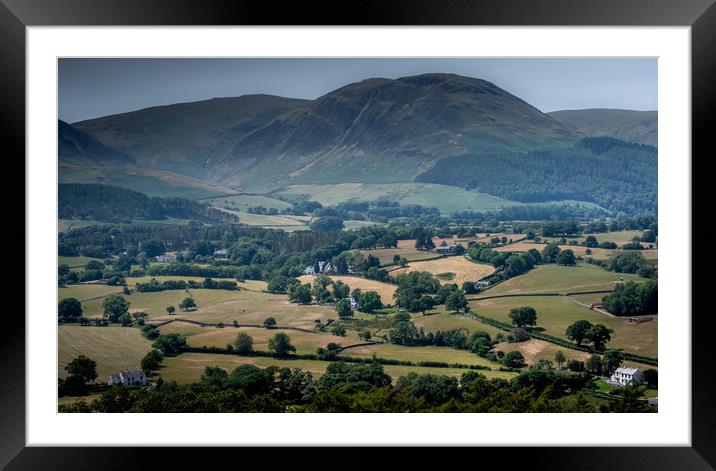 The Loweswater Valley Framed Mounted Print by John Malley