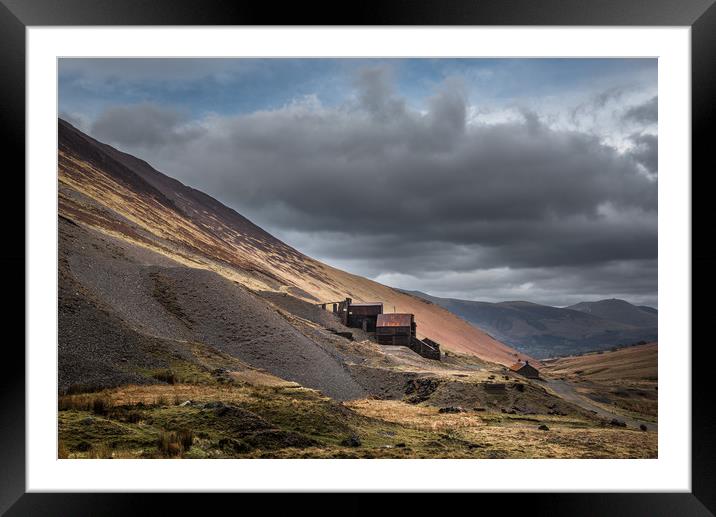 The Abandoned Mine Framed Mounted Print by John Malley