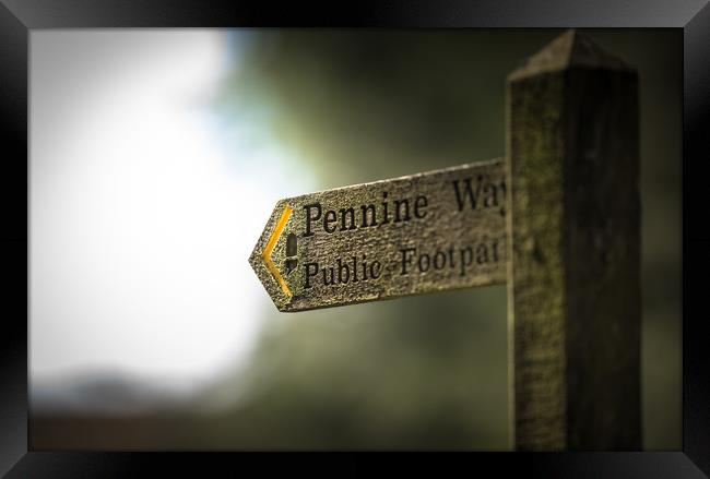 The Pennine Way Framed Print by John Malley