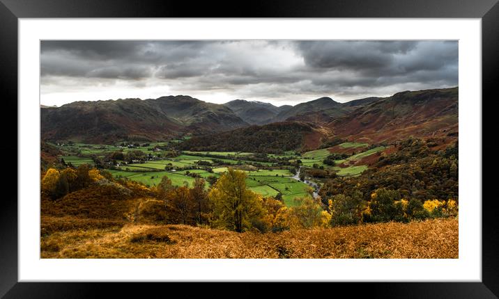 Autumn in Borrowdale Framed Mounted Print by John Malley