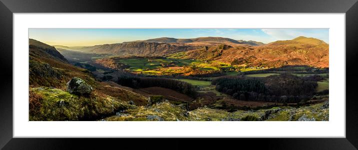 Evening in Eskdale Framed Mounted Print by John Malley