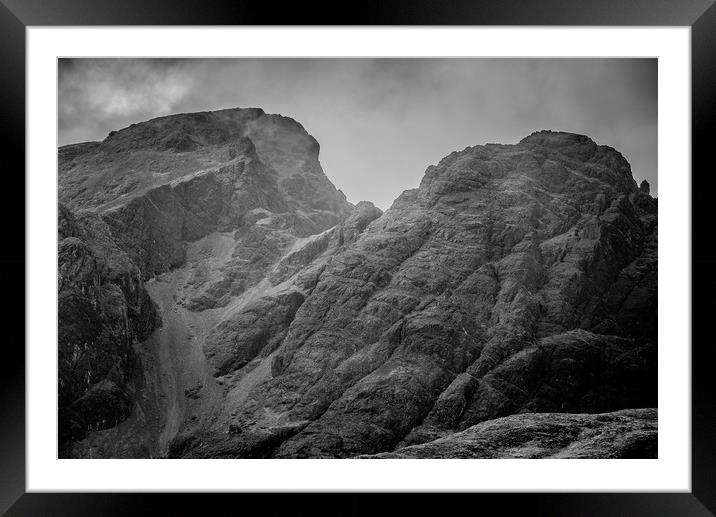 Blaven, the Dark One Framed Mounted Print by John Malley