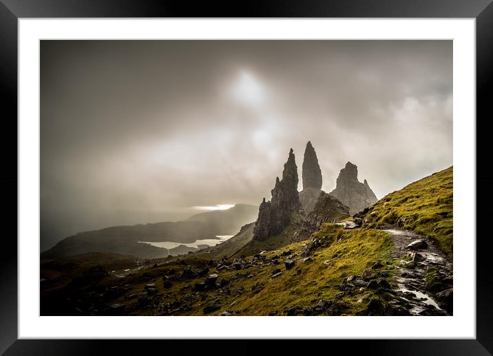 The Old Man of Storr Framed Mounted Print by John Malley