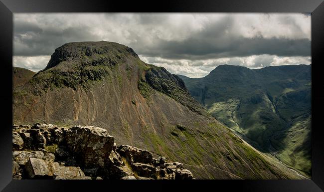 Great Gable - Lake District Framed Print by John Malley