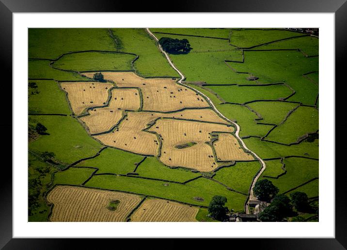 Green is my Valley Framed Mounted Print by John Malley