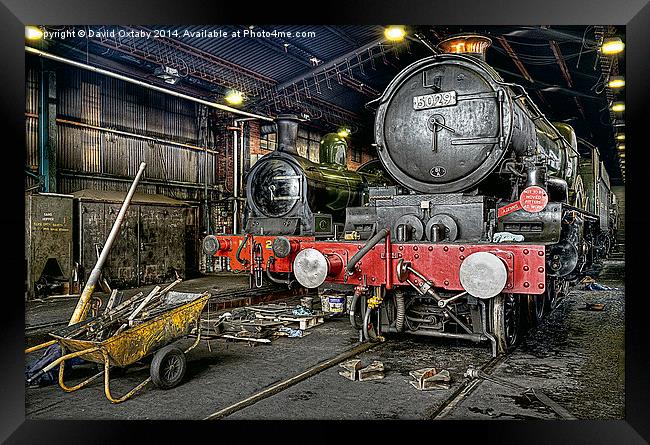  5029 at Grosmont Framed Print by David Oxtaby  ARPS