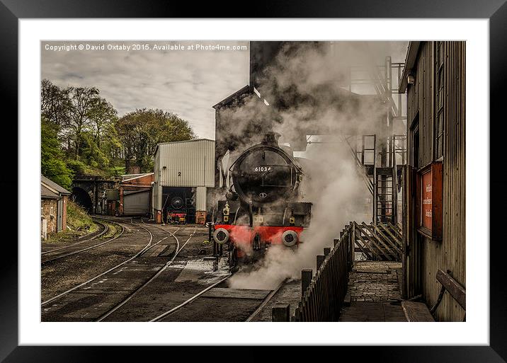 61034 'Chiru' at Grosmont Framed Mounted Print by David Oxtaby  ARPS
