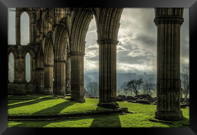 Rievaulx Abbey North Yorkshire Framed Print by David Oxtaby  ARPS
