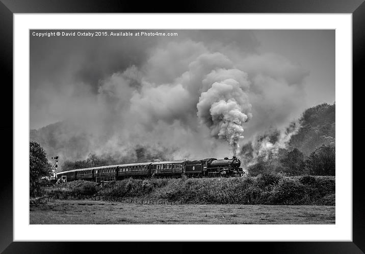  61034 'Chiru' leaving Grosmont Framed Mounted Print by David Oxtaby  ARPS