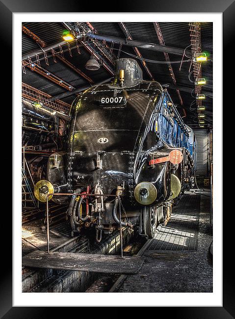  60007 'Sir Nigel Gresley' at Grosmont train sheds Framed Print by David Oxtaby  ARPS