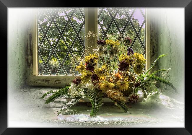  Faded Flowers Framed Print by David Oxtaby  ARPS