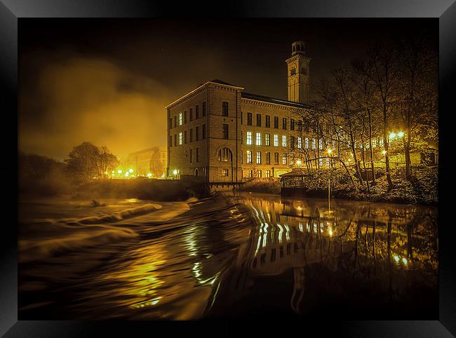  Salts Mill, Saltaire Framed Print by David Oxtaby  ARPS