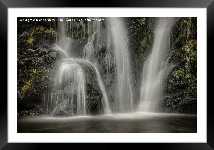  Waterfall Framed Mounted Print by David Oxtaby  ARPS