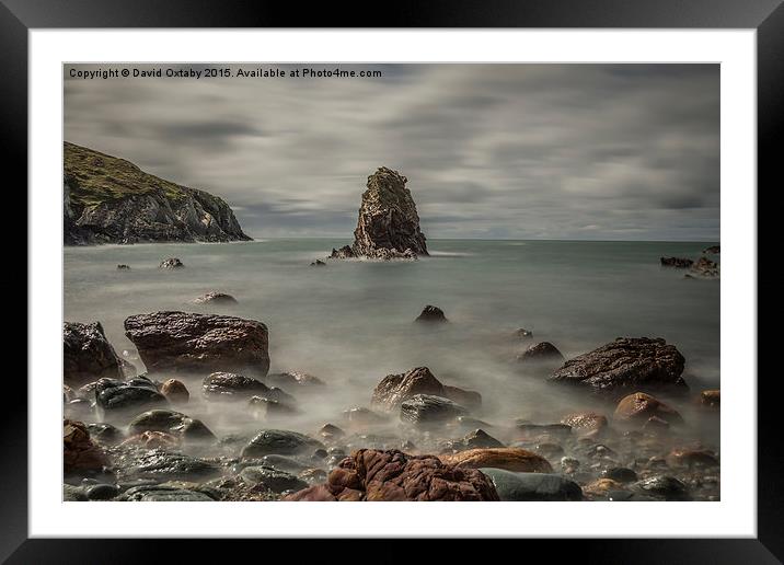 Bay at Rhoscolyn Framed Mounted Print by David Oxtaby  ARPS