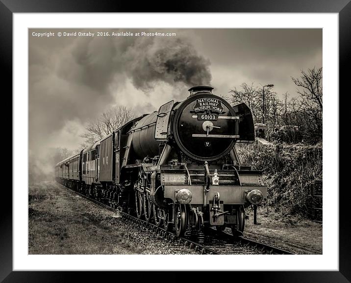 Flying Scotsman runs again Framed Mounted Print by David Oxtaby  ARPS