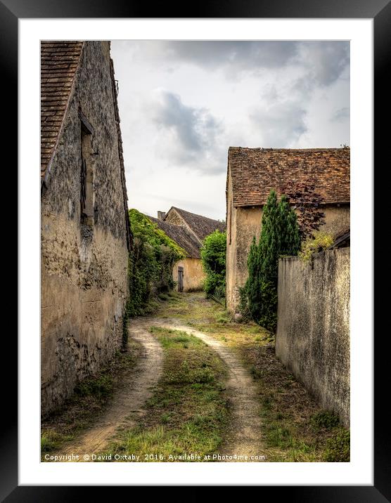 St Benoit Framed Mounted Print by David Oxtaby  ARPS