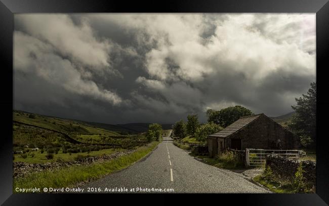 Garsdale Storm Framed Print by David Oxtaby  ARPS