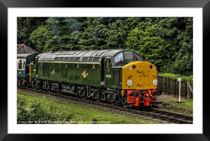 40106 'Atlantic Conveyor' Framed Mounted Print by David Oxtaby  ARPS