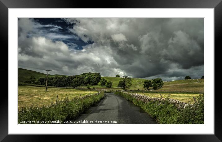 Heading to Kettlewell Framed Mounted Print by David Oxtaby  ARPS