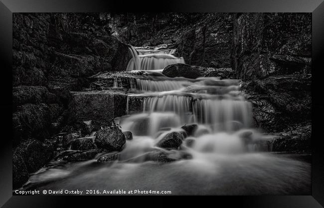 Lumsdale falls Framed Print by David Oxtaby  ARPS