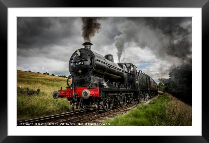 43924 passing Damems loop Framed Mounted Print by David Oxtaby  ARPS
