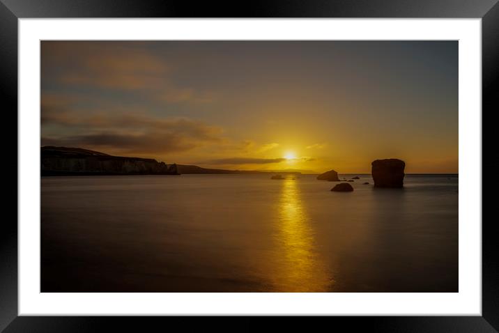 Sunrise over Freshwater Framed Mounted Print by David Oxtaby  ARPS