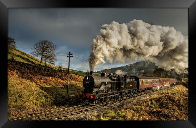 43924 4F heading to Oakworth Framed Print by David Oxtaby  ARPS