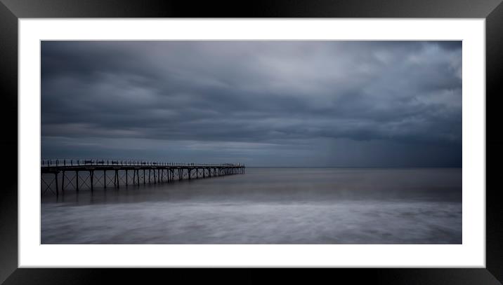 Saltburn Pier Framed Mounted Print by David Oxtaby  ARPS