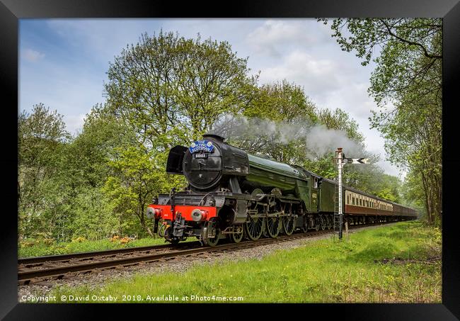 Flying Scotsman at East Lancs Framed Print by David Oxtaby  ARPS
