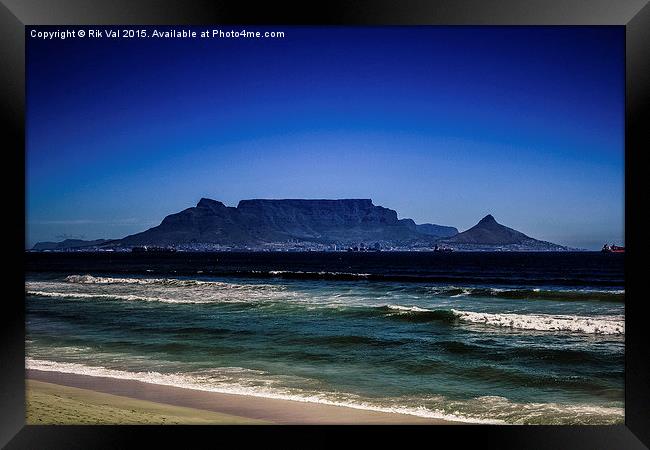 Table View - South Africa Framed Print by Rik Val