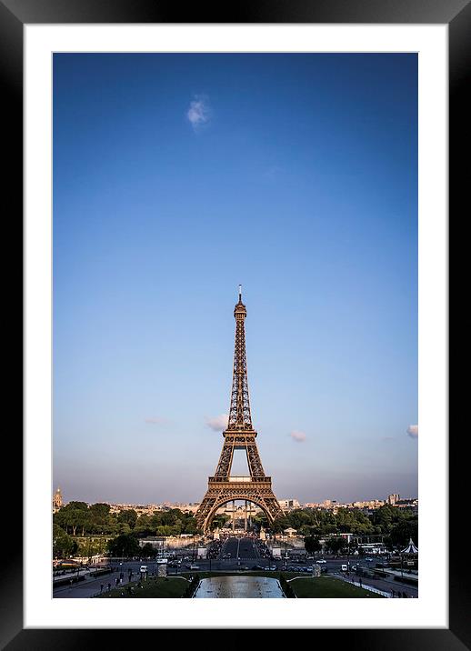  Eiffel Tower, Paris Framed Mounted Print by Darren Carter
