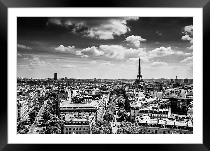  Paris, France Framed Mounted Print by Darren Carter
