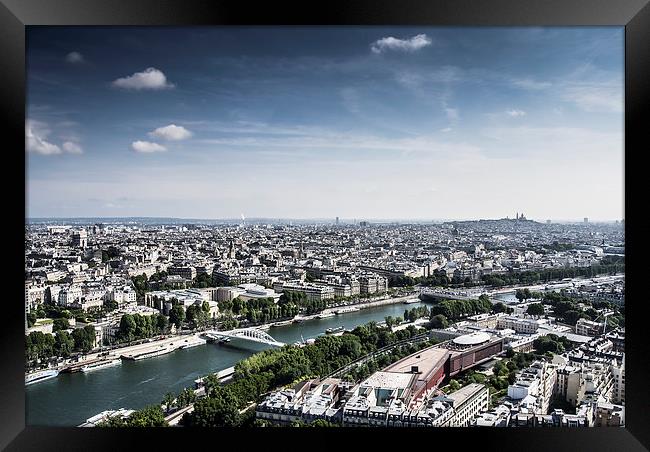  River Seine, Paris, France Framed Print by Darren Carter