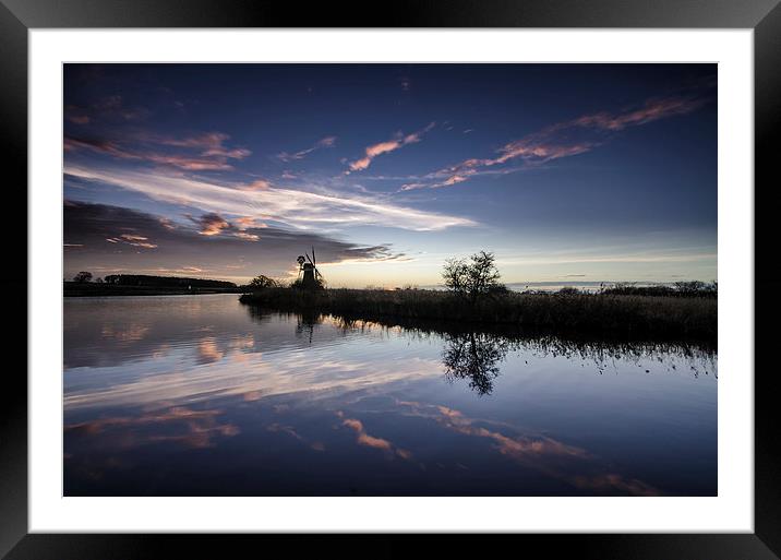 Purple and Pink Sunset Framed Mounted Print by Darren Carter