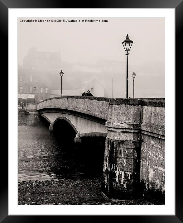  Victoria Pl Bridge, Wick Scotland Framed Mounted Print by Stephen Silk