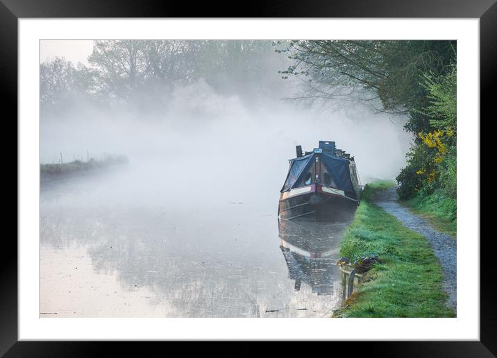Grand Union Canal Hatton Warwickshire Framed Mounted Print by Jonathan Smith