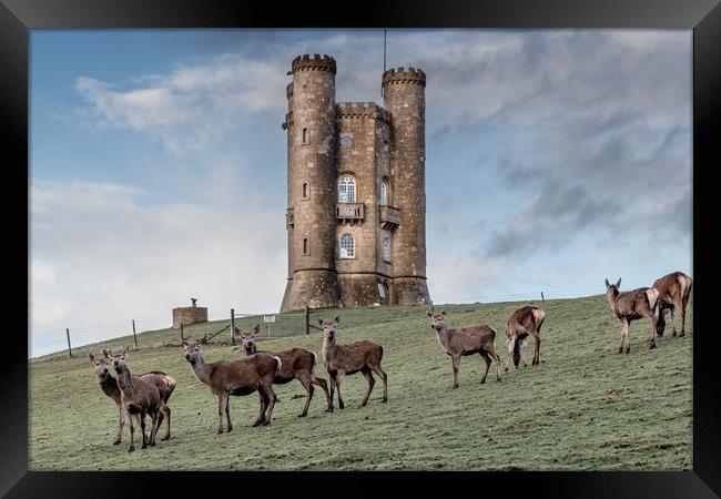 Broadway Tower, Broadway, Worcestershire Framed Print by Jonathan Smith