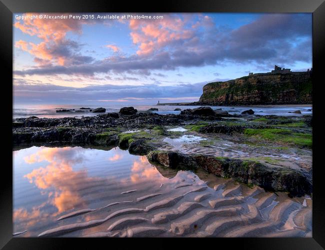  King Edwards Bay, Tynemouth Framed Print by Alexander Perry
