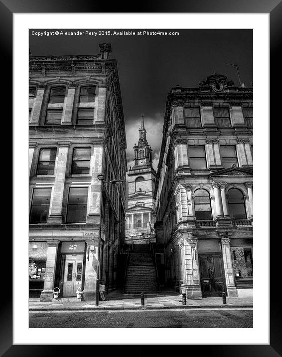 27 Queen Street Framed Mounted Print by Alexander Perry